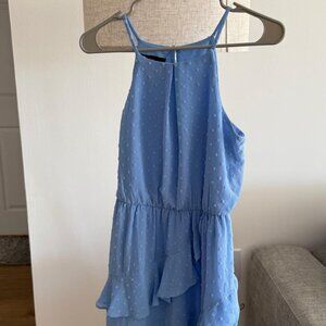 Powder Blue Ruffle Dress